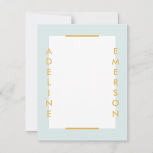 Editorial Modern Typography Stationery - Mint