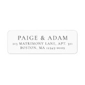 Editorial Modern Wedding Etiket (Voorkant)