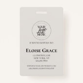 Editorial Photo Black Logo Photographer Badge (Achterkant)