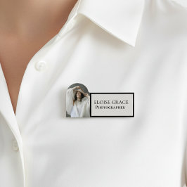 Editorial Photo Black Logo Photographer Naamplaatje