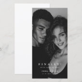 Editorial Photo Finally Wedding Save the Date (Voorkant / Achterkant)