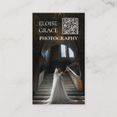 Editorial Photo Logo QR Code Business Card Visitekaartje (Voorkant)