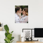 Editorial Photo Modern Wedding Welcome Sign Poster (Thuiskantoor)