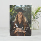 Editorial Typography Graduation  Kaart (Staand voorkant)