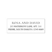 Editoriale Moderne Bruiloft Rubberstempel (Afrduk)