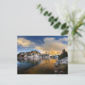 Ediza Lake Sunset - Sierra Nevada Mountains Briefkaart (Staand voorkant)
