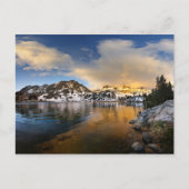 Ediza Lake Sunset - Sierra Nevada Mountains Briefkaart (Voorkant)