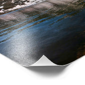 Ediza Lake Sunset - Sierra Nevada Mountains Foto Afdruk (Hoek)