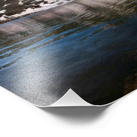 Ediza Lake Sunset - Sierra Nevada Mountains Foto Afdruk (Hoek)