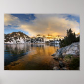 Ediza Lake Sunset - Sierra Nevada Mountains Poster (Voorkant)