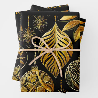 Edles Weihnachtsgeschenkpapier Inpakpapier Vel