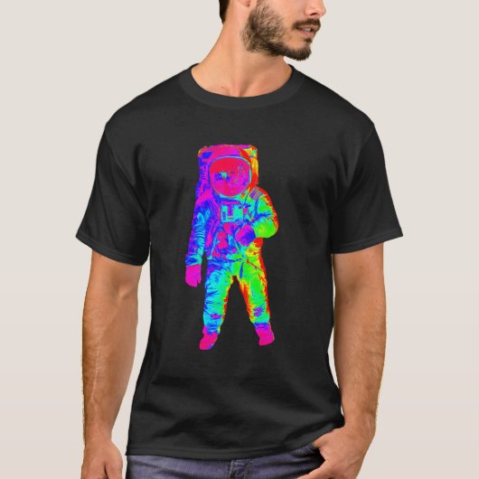 EDM Astronaut Trippy Edm Rave T-shirt (Voorkant)