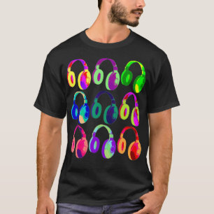 EDM DJ Headphone Dance Rave Muziekfestival T-shirt