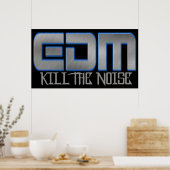 EDM DOET HET GELUID POSTER (Keuken)