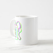 Edm Driekleur - Walkman - Glitch - Rave Style Over Koffiemok (Voorkant links)
