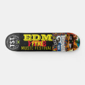 EDM FYRE MUSIC-skateboard, 7¾-inch deck Persoonlijk Skateboard (Horizontaal)