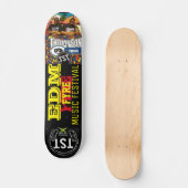 EDM FYRE MUSIC-skateboard, 7¾-inch deck Persoonlijk Skateboard (Voorkant)