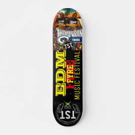 EDM FYRE MUSIC-skateboard, 7¾-inch deck Persoonlijk Skateboard
