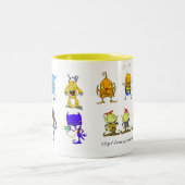EDM-Mok 15 oz Tweekleurige Koffiemok (Center)