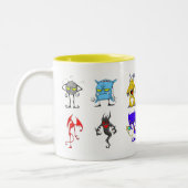 EDM-Mok 15 oz Tweekleurige Koffiemok (Links)