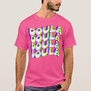 Edm Optische Illusie Trippy Groovy Doula Verloskun T-shirt