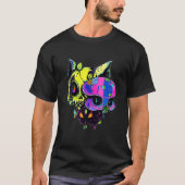 EDM Party Zombie Kat Psychedelic EDM Rave T-shirt (Voorkant)