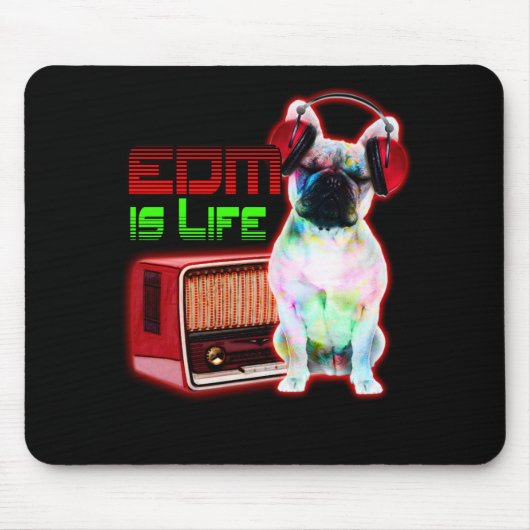EDM Pug Muismat (Voorkant)