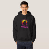 Edm Rave Dj Electronic Dance Music Hoodie (Voorkant volledig)