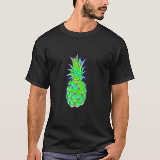 Edm Rave Pineapple T-shirt (Voorkant)