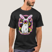 EDM Rave Psychedelic Rabbit Mushroom Art Trippy Pa T-shirt (Voorkant)