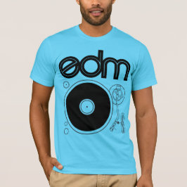 EDM Retro Platenspeler Shirt