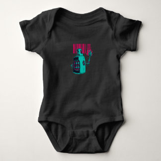 EDM Techno Grafi Robot Dance Rave Music Funny Gift Romper