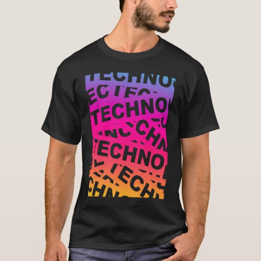 EDM Techno Music Festival Rave Party Trance Raver  T-shirt (Voorkant)
