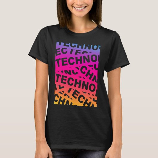 EDM Techno Music Festival Rave Party Trance Raver  T-shirt (Voorkant)