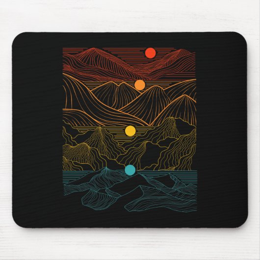 Edm Techno Sun Moon Music Festival Party Dancing D Muismat (Voorkant)