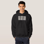 EDM Techno Underground Rave steden op de rug Hoodie (Voorkant volledig)