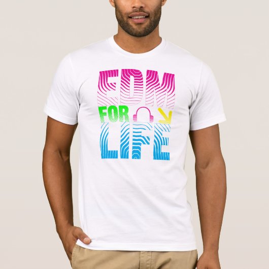 EDM voor Life-Shirt T-shirt (Voorkant)