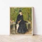 Edma zit in een park | Berthe Morisot Poster