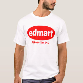 Edmart Red over White T-shirt