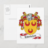 Edmiston Family Crest Briefkaart (Voorkant / Achterkant)