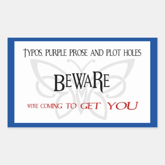 EdMo oppassen stickers (Voorkant)