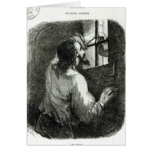 Edmond Dantes zit gevangen in de Chateau d'If