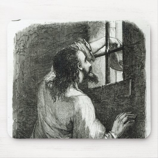 Edmond Dantes zit gevangen in de Chateau d'If Muismat (Voorkant)