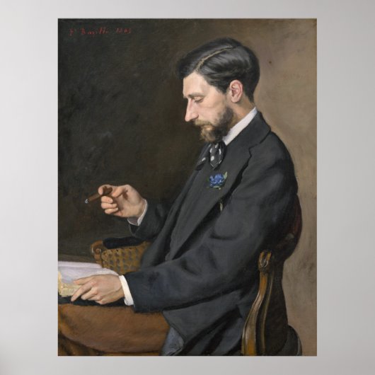 Edmond Maître - Frédéric Bazille Fine Art Poster (Voorkant)