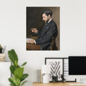 Edmond Maître - Frédéric Bazille Fine Art Poster (Thuiskantoor)