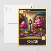 Edmond, Oklahoma | Antiek Briefkaart (Voorkant / Achterkant)