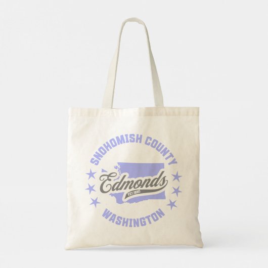 Edmonds, Washington Tote Bag (Achterkant)