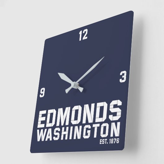 Edmonds, Washington Vierkante Klok (Hoek)