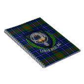 Edmonstone Scottish Clan Tartan & Crest Notitieboek (Rechterzijde)