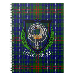 Edmonstone Scottish Clan Tartan & Crest Notitieboek
